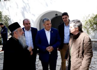 Ο Γ. Πατούλης στην Ι. Μονή Αγίας Παρασκευής Μαζίου