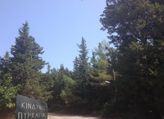 Πολύ υψηλός κίνδυνος πυρκαγιάς σήμερα