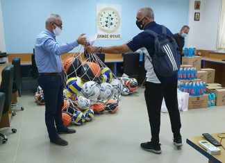 Περισσότερο αθλητικό υλικό στα σχολεία για την αποφυγή εξάπλωσης covid στο Δήμο Φυλής