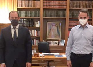 Συνάντηση Γ. Κώτσηρα με τον Πρωθυπουργό Κ. Μητσοτάκη