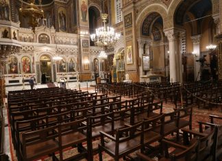 Ανοιχτοί ναοί με μέτρα & αγιασμό στα προαύλια και στους Ναούς της Δυτικής Αττικής