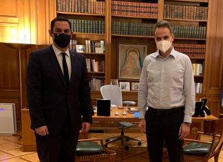 Συνάντηση του Πρωθυπουργού με τον βουλευτή Ε. Λιάκο