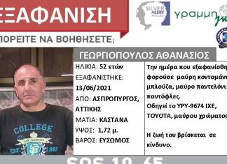 Ασπρόπυργος: Θρίλερ με την εξαφάνιση 52χρονου με το αυτοκίνητό του
