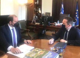 Συνάντηση Στ. Πέτσα-Γ. Κώτσηρα για στήριξη της Δυτ. Αττικής