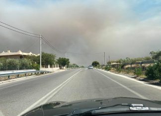Διακοπή κυκλοφορίας σε δρόμους στα Βίλλια