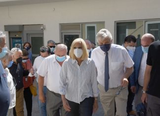 Στα Βίλια η Φώφη Γεννηματά και κλιμάκιο του ΚΙΝΑΛ συζήτησαν για την αποκατάσταση των καμένων εκτάσεων