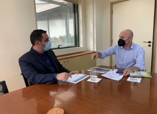 Ε. Λιάκος: Συνάντηση με τον Υφυπουργό Περιβάλλοντος Γ. Αμυρά