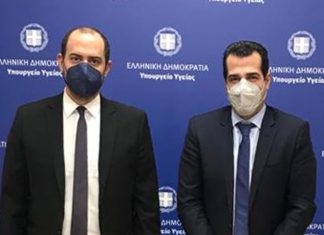 Ενίσχυση σε Θριάσιο Νοσοκομείο και Κέντρα Υγείας της Δυτικής Αττικής σε συνάντηση Θ. Πλεύρη-Γ. Κώτσηρα