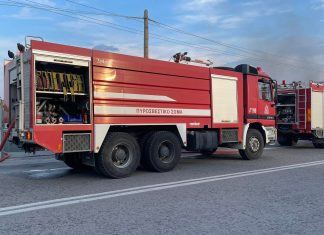 Φωτιά σε βυτιοφόρο στην Αθηνών-Κορίνθου στο ύψος της Κακιάς Σκάλας – Κλειστά και τα δύο ρεύματα