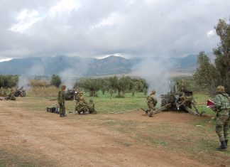 Εκπαιδευτικές δοκιμές προσομοιώσεων λειτουργίας πυραυλικών συστημάτων στο Πεδίο Βολής Μεγάρων