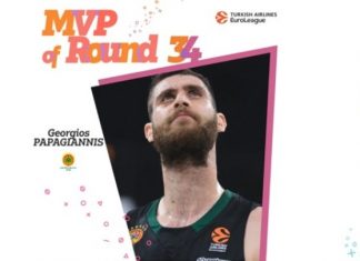 MVP o Γιώργος Παπαγιάννης στην Euroleague