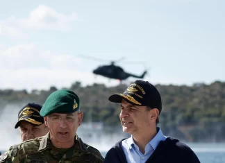 Στην Νέα Πέραμο ο Μητσοτάκης: Οι ισχυρές Ένοπλες Δυνάμεις, αναγκαία προϋπόθεση ελευθερίας και ευημερίας