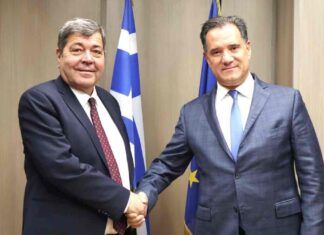 Με τον Άδωνι Γεωργιάδη συναντήθηκε ο νεοεκλεγείς δήμαρχος Ασπρόπύργου Γιάννης Ηλίας