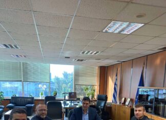 Συνάντηση Δημάρχου Μάνδρας-Ειδυλλίας Αρμ. Δρίκου με τον Αντιπεριφερειάρχη Δυτ. Αττικής Κλεάνθη Βαρελά