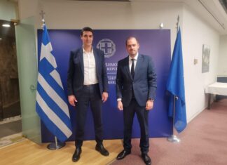 Συνάντηση του Αντιπεριφερειάρχη Δυτικής Αττικής κου Κλεάνθη Βαρελά με τον Υφυπουργό Εξωτερικών κο Γιώργο Κώτσηρα