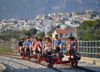 Τιμητικό Βραβείο Tourism Awards 2025 για τον σιδηροδρομικό ποδηλατοτουρισμό στα Μέγαρα