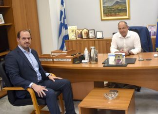 Περιοδεία Κώτσηρα για τις ευρωεκλογές στα Μέγαρα