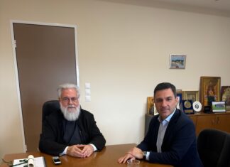 Σταμάτης Πουλής : Συνάντηση με τον Σεβασμιώτατο Μητροπολίτη Ιλίου, Αχαρνών και Πετρουπόλεως κ.κ. Αθηναγόρα