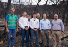 Ξεκίνησαν τα έργα αποκατάστασης των πυρκαγιών – Αυτοψία του Υπουργού Περιβάλλοντος